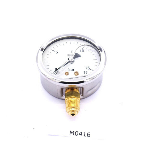Dubex Manometer Glycol gefüllt 0 - 15 bar M0416